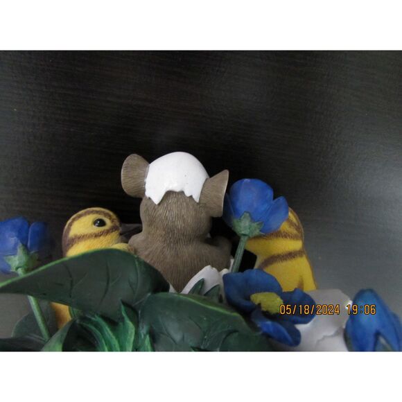 CHARMING TAILS FITZ & FLOYD YOU'RE ONE OF A KIND 2003 88/121 DUCKS HATCHING EGG - Picture 4 of 9